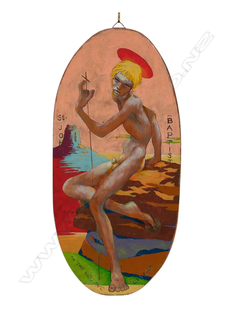 Malcolm Ross (1948-2003) 'St John Baptist in the Mojave Desert', Image 1++